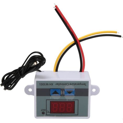 Commutateur de Thermostat de Contrôleur de Température Numérique avec Sonde de Capteur étanche, Puce Industrielle, Facile, Haute Précision, Largement utilisé dans Divers Domaines (1/5)