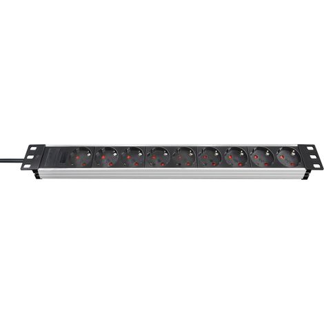 Brennenstuhl Premium Alu-Line 48,3cm Multipresa 9 prese