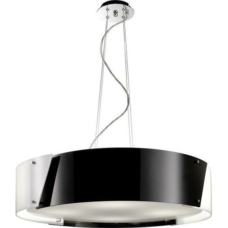Plafonnier Argus noir (87cm.) CRISTALRECORD 99-297-87-810