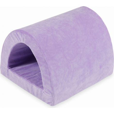 Ponte da parco giochi in morbida schiuma viola vellutata