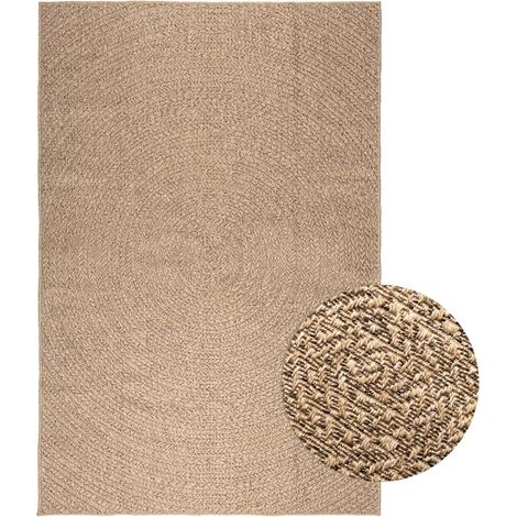 Teppich ZIZUR 160x230 cm Jute-Optik Indoor und Outdoor