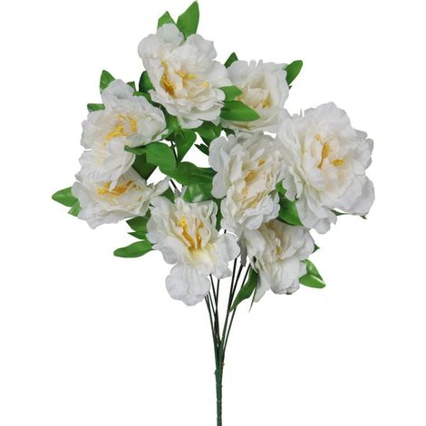 Bouquet di 9 peonie bianche (1/2)