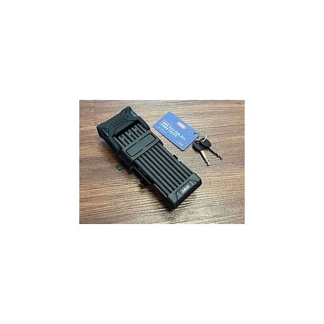 Abus – Cadenas pliant Bordo 6000K – Acier trempé – Cylindre XPlus pour sécurité maximale – Longueur 120 cm – 2 clés fournies (1/3)
