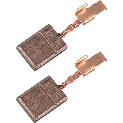 Balais De Charbon - Lot De 2 - Carbone Dur - Moteur Électrique - Pour Perceuse Makita - 13x10x3mm (1/5)