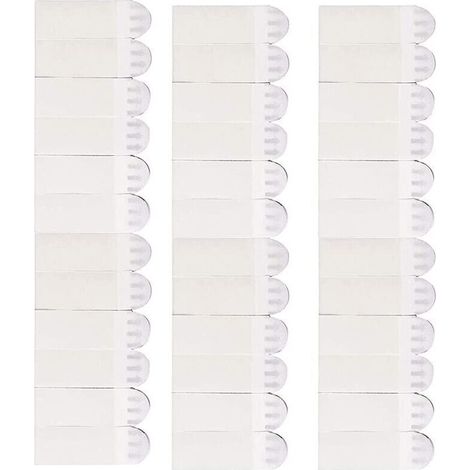 Bandes adhésives pour cadres photo, 24 paires (48 bandes), fixations pour cadres, bandes adhésives pour photos, affiches et cadres