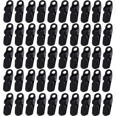 50 Pieces-clips Pince Pour Auvent Coupe-vent Snaps En Plastique Pinces Crocodile En Plastique Pince Crocodile En Plastique Petite Pince Bche Clip (1/5)