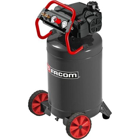 Facom – Compresseur vertical 100 L – Pression 12 bars – Puissance 2,5 HP – Débit d’air élevé pour usages intensifs (1/4)