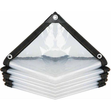 housse imperméable pour mobilier de jardin -Tissu isolant pour plantes -150x150centimètre-transparentPVC -Protection UV (1/5)
