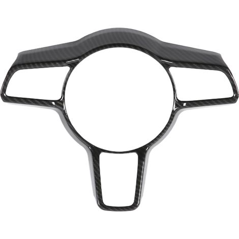 2 pièces Bague de Commutateur AC en Alliage d'Aluminium pour Panamera 10‑16, Couvre-Bouton de Climatisation Argent (1/5)