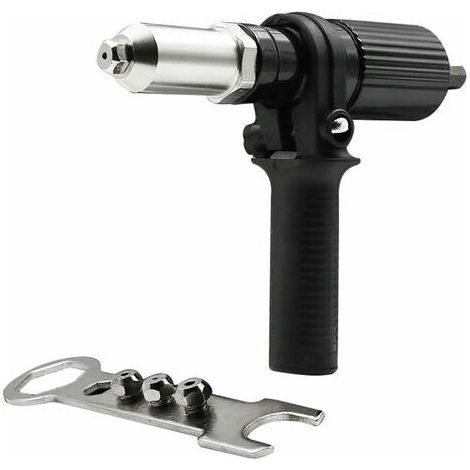 Accesorios básicos para remachadora eléctrica, adaptador para taladro remachador de tracción inalámbrico, herramienta para insertar tuercas de remache. (1/5)