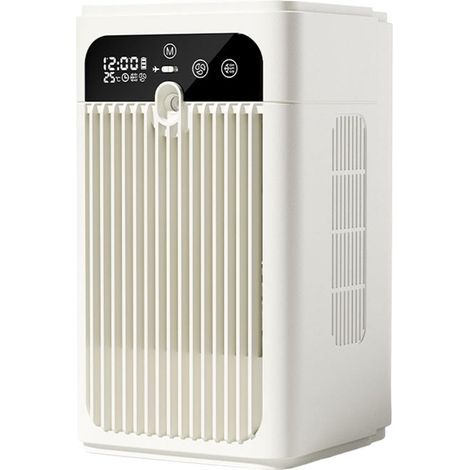 Ventilateur de Refroidissement de Direction Rechargeable avec lumière LED pour Camping-Car extérieur Ventilateur de Bureau LED coloré (1/5)
