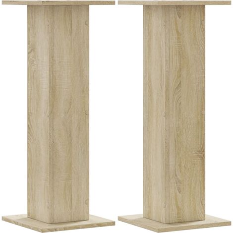 Supports de haut-parleurs 2 pcs chêne sonoma bois d'ingénierie CFW35314 (1/5)
