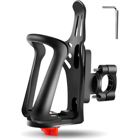 Fahrradflaschenhalter, verstellbarer Getränkehalter für Motorrad und Fahrrad – Rahmen- und Lenkerflaschenhalter, geeignet für Mountainbikes, Rennräder, Roller (B) (1/5)