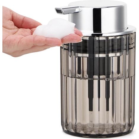 Dispensador de espuma, 1 unidad, dispensador de jabón de cocina de 300 ml, botella de espuma de plástico, botella de champú vacía (1/5)