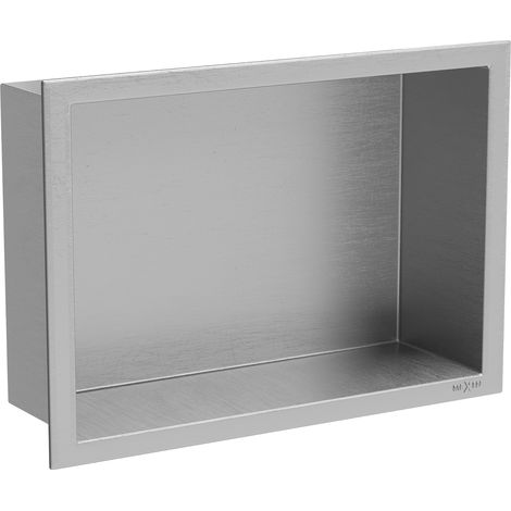 Mexen X-Wall-R mensola da incasso con flangia 30 x 20 cm, inox - 1910302010 (1/5)