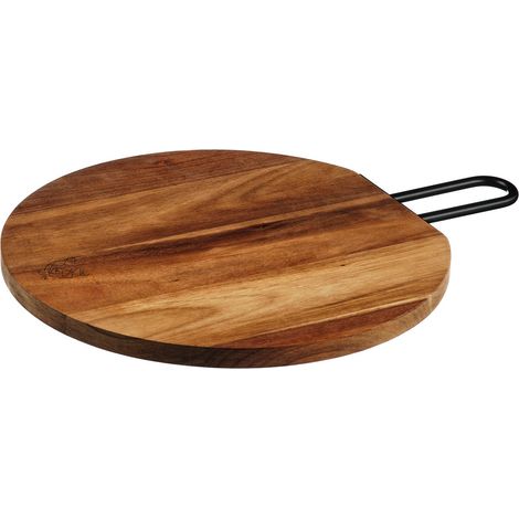 Planche à découper en bois d'acacia STINE - Ø31cm (1/5)