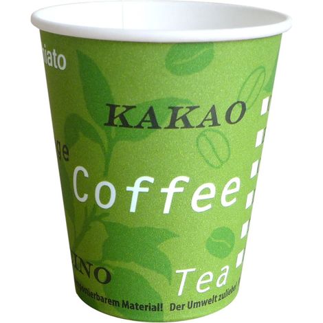 Braun & Company Kaffee Becher By Nature 10 Stück Papierbecher Einwegbecher