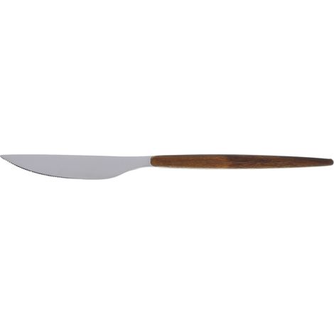 Jean Dubost - Couteaux de table Amsterdam effet bois (lot de 6) (1/2)