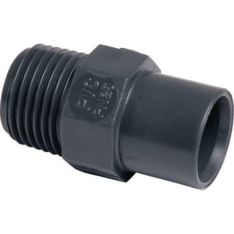 Terminale in PVC a pressione maschio-femmina Ø20-16 maschio 15-21