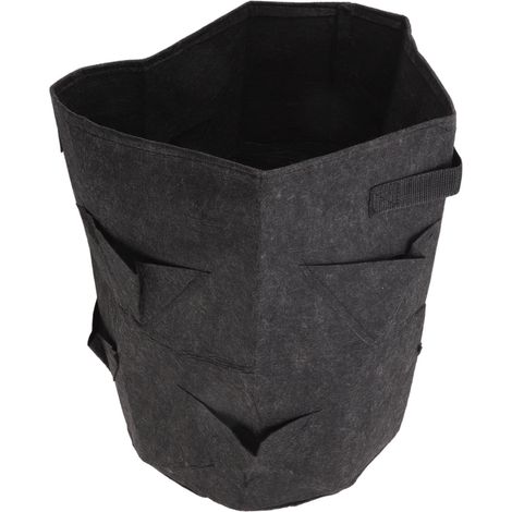 Sac de culture pour fraises à 8 trous, respirant, réutilisable et polyvalent, pour le jardin. (1/5)