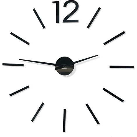 Moderne Wanduhr zum Aufkleben, 100–130 cm (1/5)