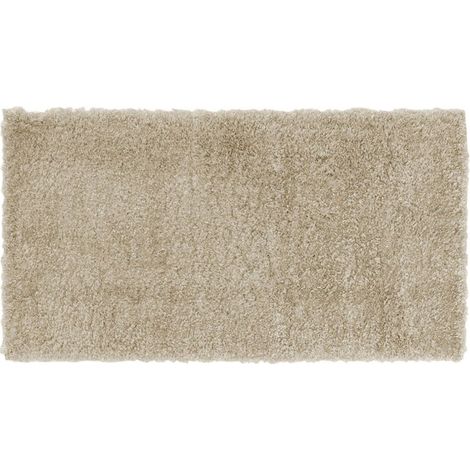 Tapis Shaggy Uni "Tango" 60x110cm Taupe (1/5)