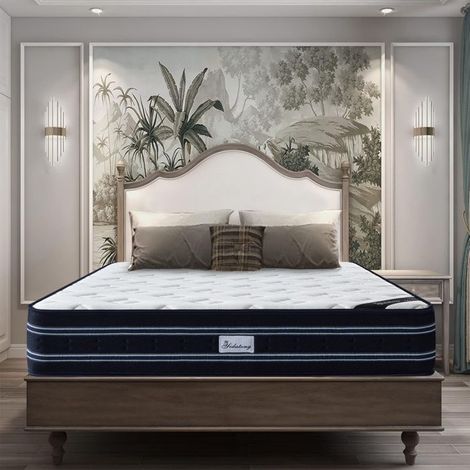 Matelas 140 x 190 Mémoire de Forme Premium, Ép 28 cm, Hybride Mousse & Ressorts Ensachés, H3 Moyenne Ferme, 8 Zones de Confort (1/5)