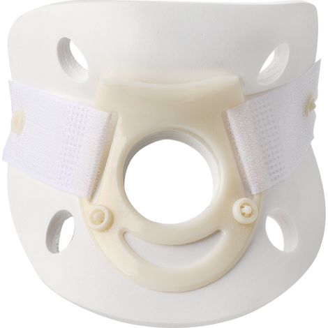 Minerve cervicale respirante, collier de soutien cervical pour soulagement de la douleur, orthèse de cou ajustable pour homme et femme. (1/5)