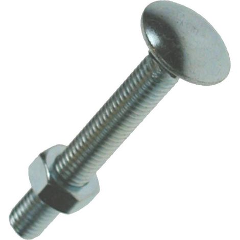 Unifix Cup Square Hex Bolts & Nuts M6 x 40 -