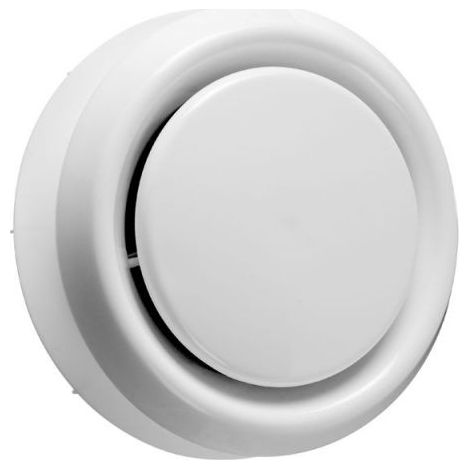 UPMANN Vanne d'extraction PVC DN 100, blanche avec bague de montage - 66020