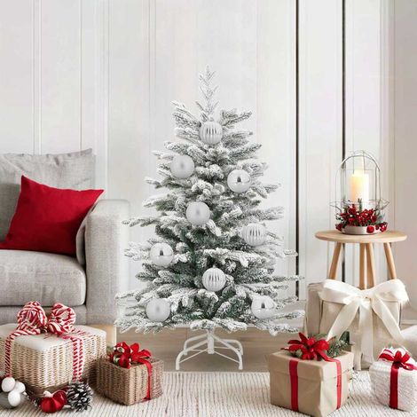 Weihnachtsbaumkugel Set XL 15 pcs Silber Kunststoff