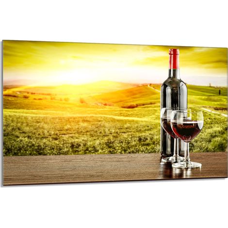 Glasschutzplatte für den Herd 80x52 Wein (1/5)