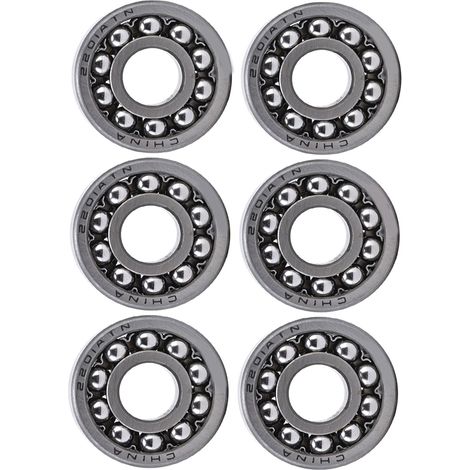 Satz mit 6 zweireihigen, radial laufenden Pendelkugellagern, Zubehör für mechanische Geräte 2201 (1/5)