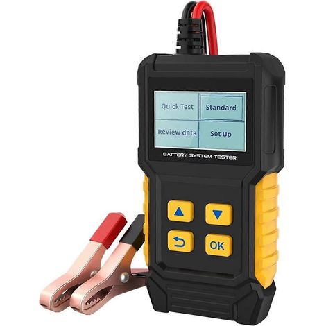 BT360 12V Autobatterietester/Analysator, digitale Autodiagnose – Schwarz