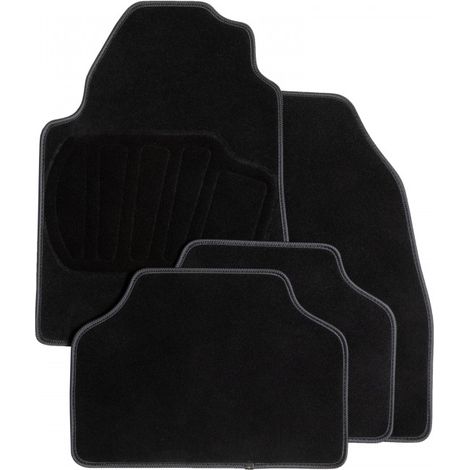 DBS - Tapis de Voiture Dubai - Universel - Antidérapant - 4 Pièces : Avant + Arrière - Tapis de sol Automobile - Haute Qualité (1/4)
