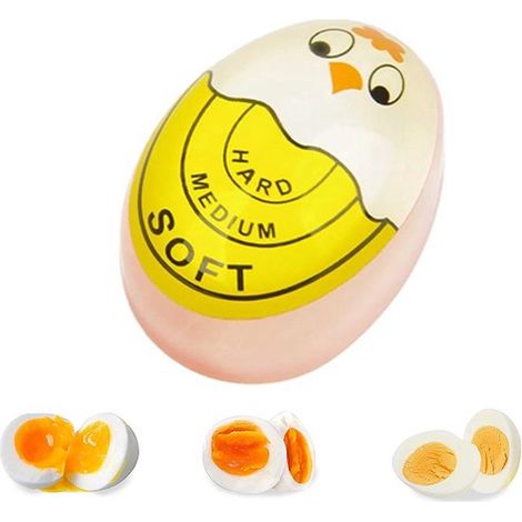 Timer per uova, timer per uova che cambia colore, cottura facile delle uova, timer da cucina per uova, timer per uova, allarme uova, orologio da cucina, timer per uova, allarme uova, timer per uova, t (1/5)