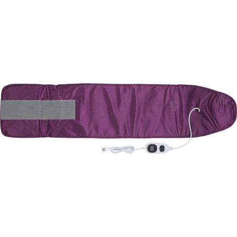 Ceinture chauffante infrarouge lointain pour minceur abdominale, brûle-graisse vibrant, 220V pour usage domestique, couleur violette. (1/5)