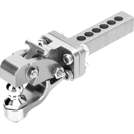 Crochet de remorque en alliage d'aluminium durable pour voiture télécommandée 1/10 Traxxas TRX4 SCX10 90046 90047 Argent (1/5)