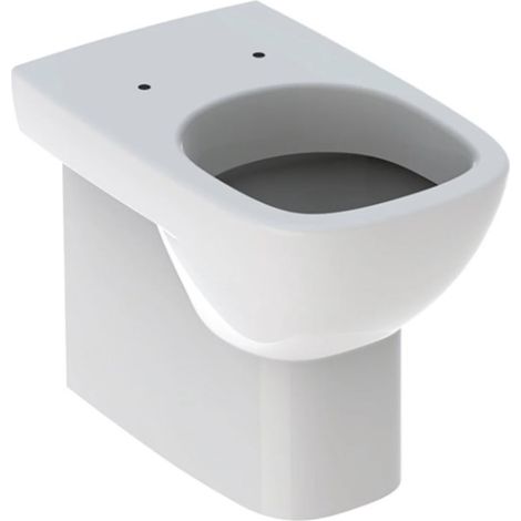 Vaso a pavimento filoparete bianco lucido - Geberit Fantasia - Con copri wc soft