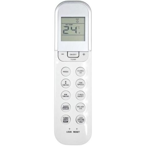 Télécommande de climatiseur compatible avec la télécommande de climatiseur-Midea Rg36f /bgef Rg36f2 /bgef Rg36f4 /bgef (1/5)