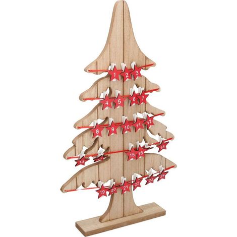 Arbre en bois naturel avec porte-mémo cm29x5h49 (1/2)