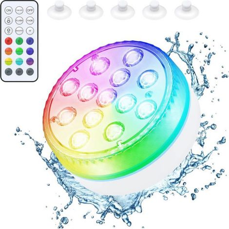 Lay-Z-Spa Accessoire de lumière de bain à remous à DEL Lumière sous-marine 7 couleurs. (1/5)
