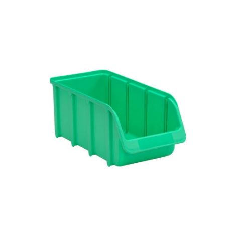 Caja almacenamiento apilable polipropileno verde de 4,24 L'146 x 318 x 127 mm Linbin n潞 3 H眉nersdorff H脺NERSDORFF WE6834