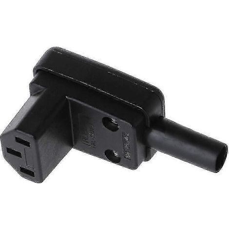 Câble d'alimentation femelle IEC 320 C13 coudé à 90 degrés (norme européenne) (1/5)