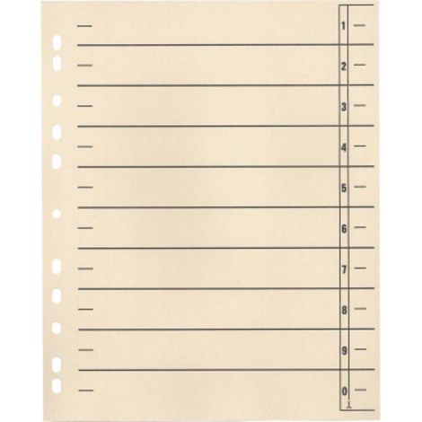Soennecken Foglio divisore 1554377 DIN A4 190 g/m² 100 pz.