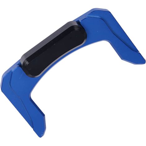 (Exclusivité Asie du Sud-Est) Convient pour Yamaha NMAX155/125, couvercle décoratif de modification de l'interrupteur électrique, couvercle de protection en alliage d'aluminium, style 20-21, bleu. (1/2)