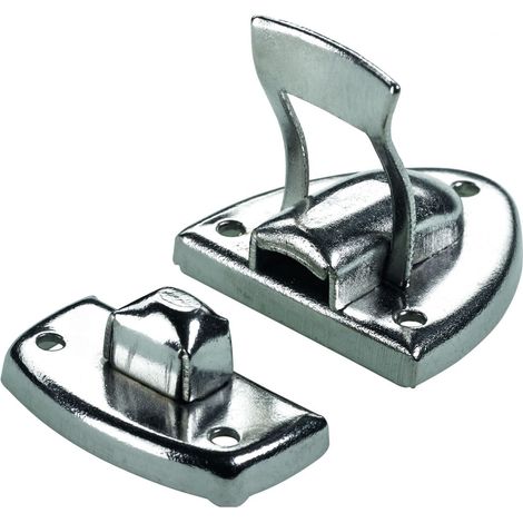 Hettich Schatullenverschluss Stahl, vernickelt, 23 x 35 mm, 1 Stück Möbelbeschlag