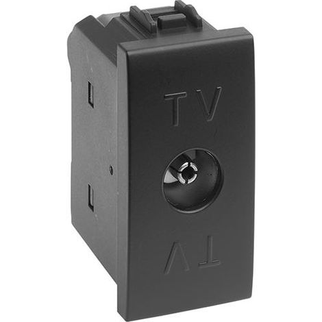 PRESA TV 9.5MM "DELIGHT" NERO MAURER - CF. BUSTA.
