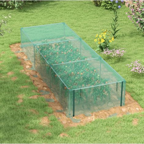Rete protezione piante con zip HDPE 125x373x62,5 cm OKMYHOME (1/5)