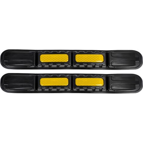1 paire de bandes adhésives réfléchissantes anti-rayures pour pare-chocs de voiture (1/4)